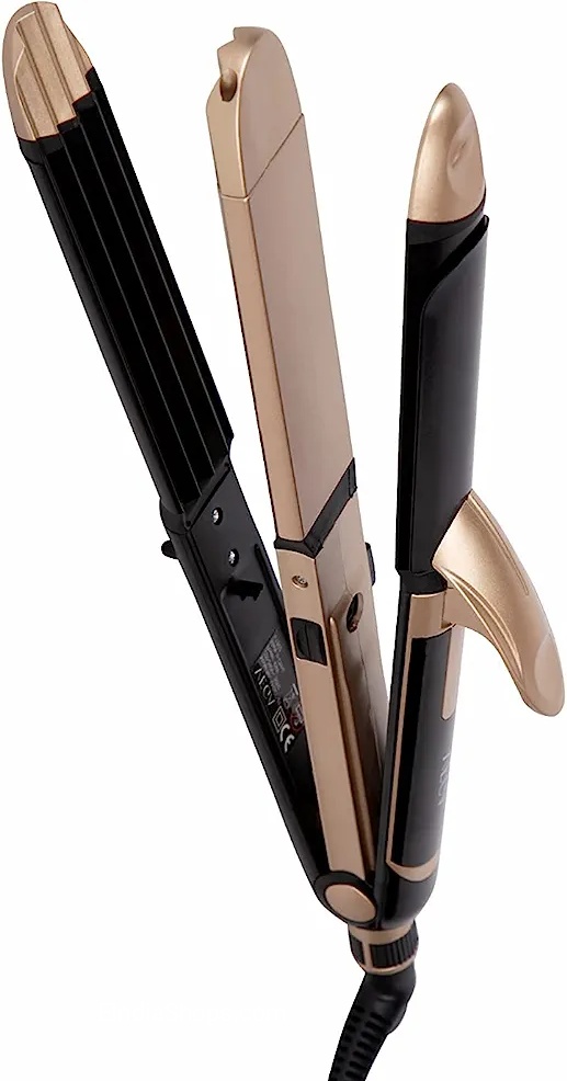 Vega 3 in 1 Hair Styler, Hair Straightener, Curler & Crimper 